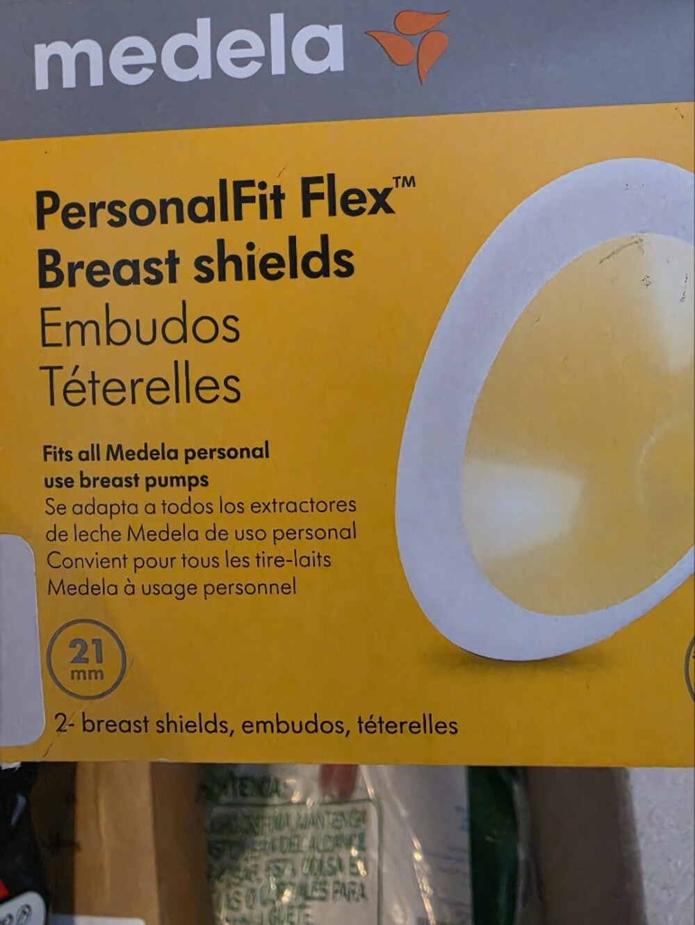 Medela PersonalFit Flex Breast Shields - Yellow Packaging